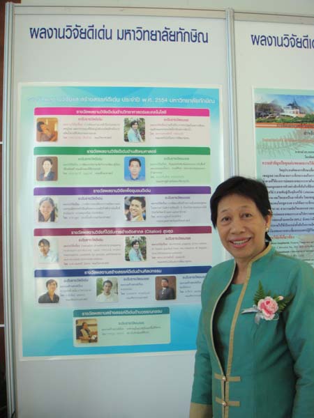 การนำเสนอผลงานวิจัยในงานประชุมวิชาการระดับชาติ มหาวิทยาลัยทักษิณ ครั้งที่ 22