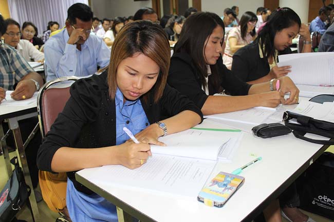โครงการยกระดับครูทั้งระบบ รุ่นที่ 2 สพม.13 ระหว่างวันที่ 25-27 พฤษภาคม 2556 โดยคณะศึกษาศาสตร์ มหาวิทยาลัยทักษิณ ภาพที่ 61