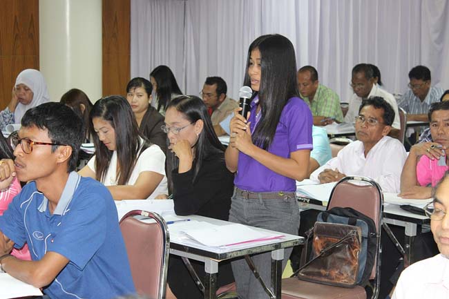 โครงการยกระดับครูทั้งระบบ รุ่นที่ 2 สพม.13 ระหว่างวันที่ 25-27 พฤษภาคม 2556 โดยคณะศึกษาศาสตร์ มหาวิทยาลัยทักษิณ ภาพที่ 70