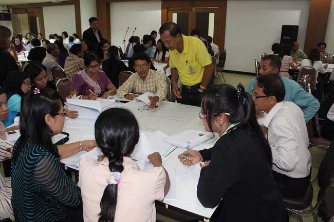 โครงการยกระดับครูทั้งระบบ รุ่นที่ 2 สพม.13 ระหว่างวันที่ 25-27 พฤษภาคม 2556 โดยคณะศึกษาศาสตร์ มหาวิทยาลัยทักษิณ ภาพที่ 85