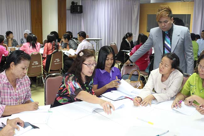 โครงการยกระดับครูทั้งระบบ รุ่นที่ 2 สพม.13 ระหว่างวันที่ 25-27 พฤษภาคม 2556 โดยคณะศึกษาศาสตร์ มหาวิทยาลัยทักษิณ ภาพที่ 97