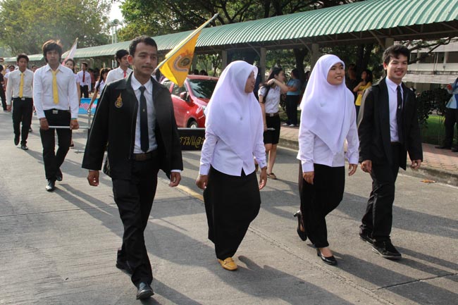 การแข่งขันกีฬาเชื่อมความสัมพันธ์ นิสิต นักศึกษาวิชาชีพครู โครงการกีฬา ศึกษาฯ - ครุศาสตร์ ' กล้วยไม้เกมส์ ' ครั้งที่ 2 วันที่ 18 - 20 มกราคม 2556 ณ มหาวิทยาลัยทักษิณ วิทยาเขตสงขลา ภาพที่ 99