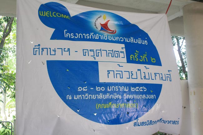 การแข่งขันกีฬาเชื่อมความสัมพันธ์ นิสิต นักศึกษาวิชาชีพครู โครงการกีฬา ศึกษาฯ - ครุศาสตร์ ' กล้วยไม้เกมส์ ' ครั้งที่ 2 วันที่ 18 - 20 มกราคม 2556 ณ มหาวิทยาลัยทักษิณ วิทยาเขตสงขลา ภาพที่ 379