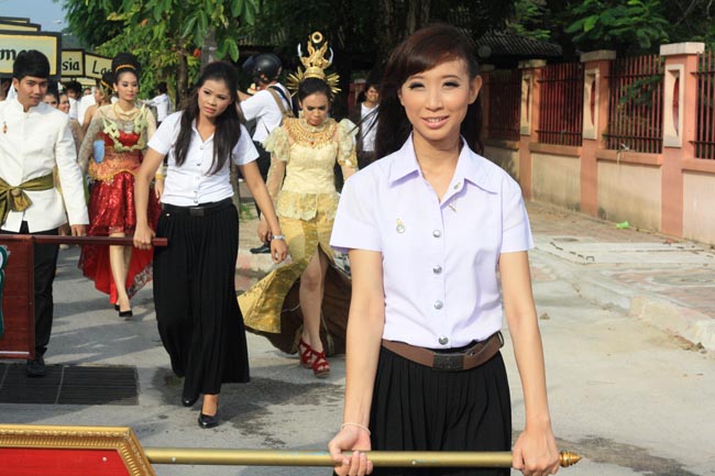 การแข่งขันกีฬาเชื่อมความสัมพันธ์ นิสิต นักศึกษาวิชาชีพครู โครงการกีฬา ศึกษาฯ - ครุศาสตร์ ' กล้วยไม้เกมส์ ' ครั้งที่ 2 วันที่ 18 - 20 มกราคม 2556 ณ มหาวิทยาลัยทักษิณ วิทยาเขตสงขลา ภาพที่ 577