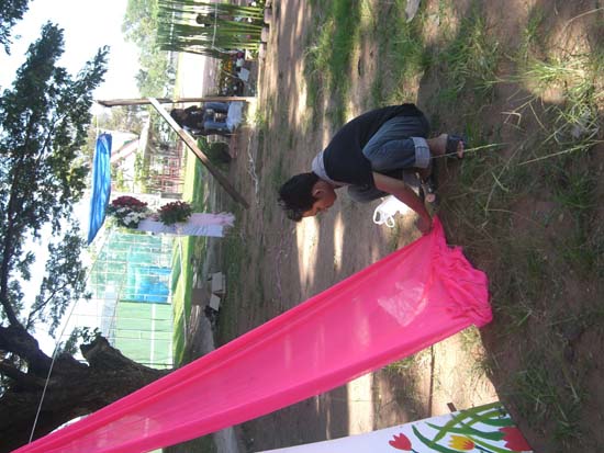 กิจกรรมเตรียมซุ้มแสดงความยินดีกับบัณฑิต คณะศึกษาศาสตร์ ภาพที่ 71