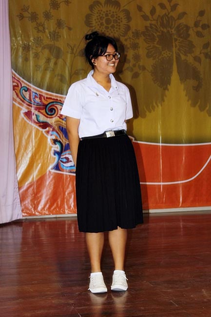โครงการพัฒนาบุคลิกภาพของการเป็นครูวันเสาร์ที่ 26 มกราคม 2556 ณ หอประชุมปาริชาต มหาวิทยาลัยทักษิณ โดย รศ.มัณฑรา ธรรมบุศย์ : วิทยากร ภาพที่ 73