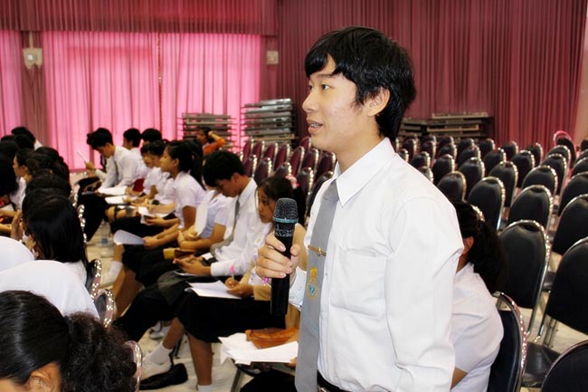 โครงการพัฒนาบุคลิกภาพของการเป็นครูวันเสาร์ที่ 26 มกราคม 2556 ณ หอประชุมปาริชาต มหาวิทยาลัยทักษิณ โดย รศ.มัณฑรา ธรรมบุศย์ : วิทยากร ภาพที่ 108