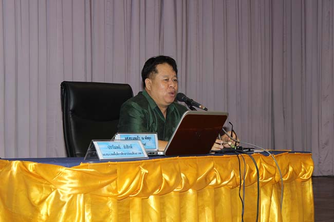 โครงการสัมมนานิสิตหลังปฏิบัติการสอนในสถานศึกษาหลักสูตรการศึกษาบัณฑิต(หลักสูตร 5 ปี) ระหว่างวันที่ 28 ก.พ.-1 มี.ค. 56 หอประชุมปาริชาต, อาคารเรียน 3 ภาพที่ 35