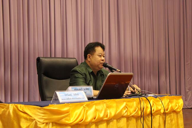 โครงการสัมมนานิสิตหลังปฏิบัติการสอนในสถานศึกษาหลักสูตรการศึกษาบัณฑิต(หลักสูตร 5 ปี) ระหว่างวันที่ 28 ก.พ.-1 มี.ค. 56 หอประชุมปาริชาต, อาคารเรียน 3 ภาพที่ 36