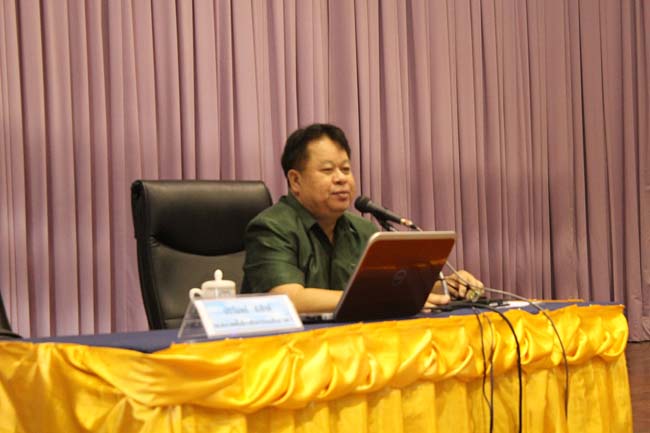 โครงการสัมมนานิสิตหลังปฏิบัติการสอนในสถานศึกษาหลักสูตรการศึกษาบัณฑิต(หลักสูตร 5 ปี) ระหว่างวันที่ 28 ก.พ.-1 มี.ค. 56 หอประชุมปาริชาต, อาคารเรียน 3 ภาพที่ 37