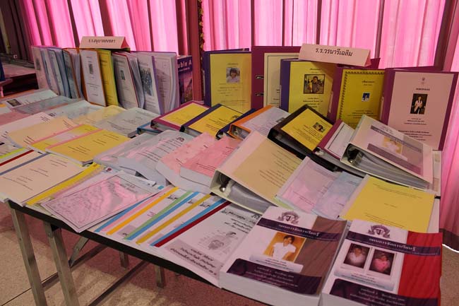 โครงการสัมมนานิสิตหลังปฏิบัติการสอนในสถานศึกษาหลักสูตรการศึกษาบัณฑิต(หลักสูตร 5 ปี) ระหว่างวันที่ 28 ก.พ.-1 มี.ค. 56 หอประชุมปาริชาต, อาคารเรียน 3 ภาพที่ 45