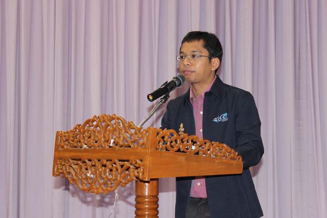 โครงการเตรียมความพร้อมและปฐมนิเทศนิสิตก่อนปฏิบัติการสอนในสถานศึกษา ประจำปีการศึกษา 2556 9-10 พฤษภาคม 2556 ณ หอประชุมปาริชาต มหาวิทยาลัยทักษิณ ภาพที่ 30