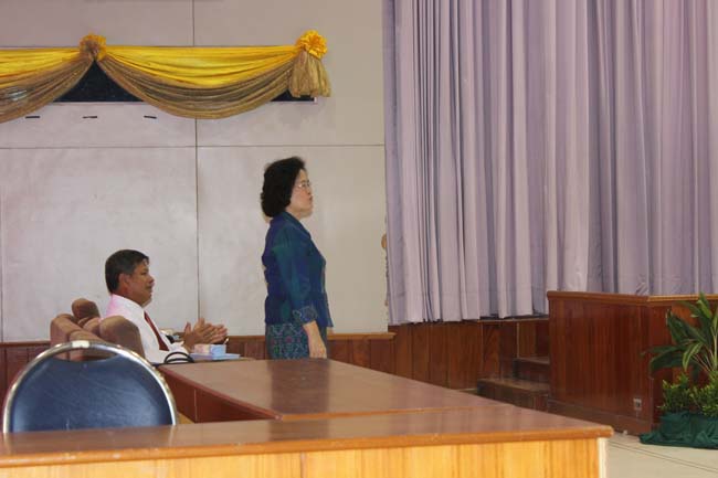 โครงการเตรียมความพร้อมและปฐมนิเทศนิสิตก่อนปฏิบัติการสอนในสถานศึกษา ประจำปีการศึกษา 2556 9-10 พฤษภาคม 2556 ณ หอประชุมปาริชาต มหาวิทยาลัยทักษิณ ภาพที่ 51