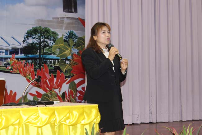 โครงการเตรียมความพร้อมและปฐมนิเทศนิสิตก่อนปฏิบัติการสอนในสถานศึกษา ประจำปีการศึกษา 2556 9-10 พฤษภาคม 2556 ณ หอประชุมปาริชาต มหาวิทยาลัยทักษิณ ภาพที่ 68
