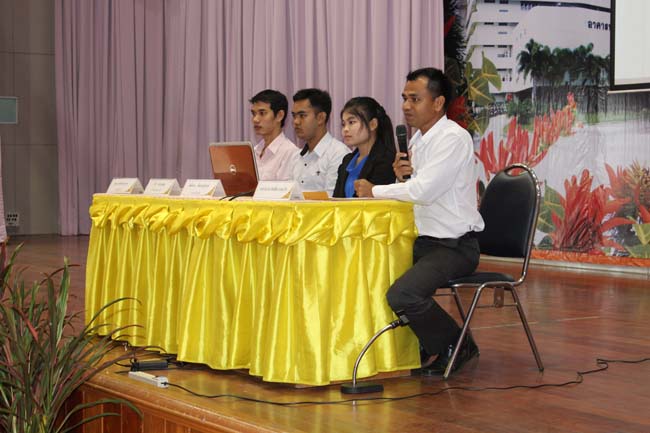 โครงการเตรียมความพร้อมและปฐมนิเทศนิสิตก่อนปฏิบัติการสอนในสถานศึกษา ประจำปีการศึกษา 2556 9-10 พฤษภาคม 2556 ณ หอประชุมปาริชาต มหาวิทยาลัยทักษิณ ภาพที่ 83