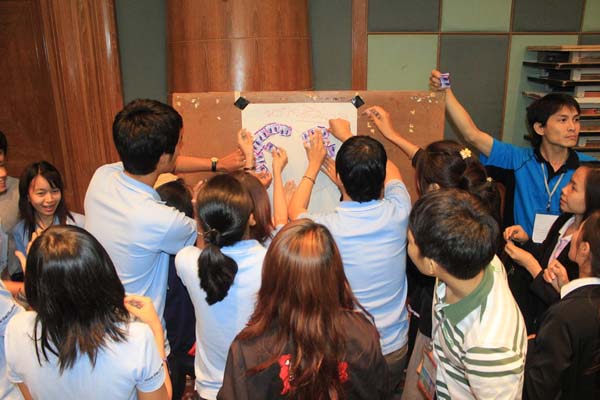 โครงการค่ายปลูกฝังคุณลักษณะความเป็นครูและเสริมประสบการณ์วิชาชีพครูสำหรับนิสิต/นักศึกษา ทุนโครงการ สควค. ปี 2555 ภาพที่ 341
