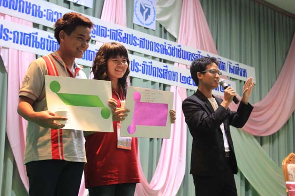 โครงการค่ายปลูกฝังคุณลักษณะความเป็นครูและเสริมประสบการณ์วิชาชีพครูสำหรับนิสิต/นักศึกษา ทุนโครงการ สควค. ปี 2555 ภาพที่ 391
