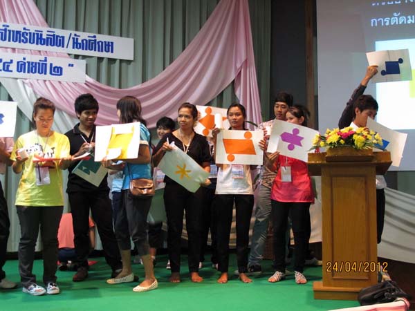 โครงการค่ายปลูกฝังคุณลักษณะความเป็นครูและเสริมประสบการณ์วิชาชีพครูสำหรับนิสิต/นักศึกษา ทุนโครงการ สควค. ปี 2555 ภาพที่ 437
