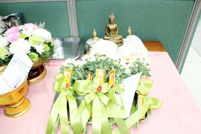 โครงการสืบสานประเพณีวันสงกรานต ์ วันอังคารที่ 9 เมษายน 2556 เวลา 08.30 - 13.00 น. ณ ห้องแหล่งการเรียนรู้ คณะศึกษาศาสตร์ มหาวิทยาลัยทักษิณ ภาพที่ 43