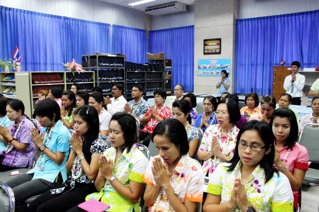 โครงการสืบสานประเพณีวันสงกรานต ์ วันอังคารที่ 9 เมษายน 2556 เวลา 08.30 - 13.00 น. ณ ห้องแหล่งการเรียนรู้ คณะศึกษาศาสตร์ มหาวิทยาลัยทักษิณ ภาพที่ 120