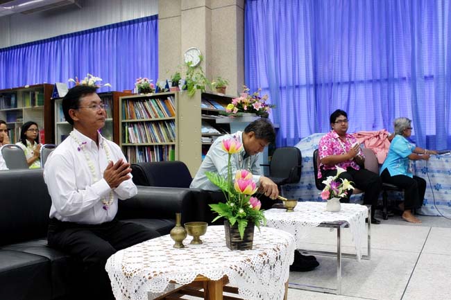 โครงการสืบสานประเพณีวันสงกรานต ์ วันอังคารที่ 9 เมษายน 2556 เวลา 08.30 - 13.00 น. ณ ห้องแหล่งการเรียนรู้ คณะศึกษาศาสตร์ มหาวิทยาลัยทักษิณ ภาพที่ 187