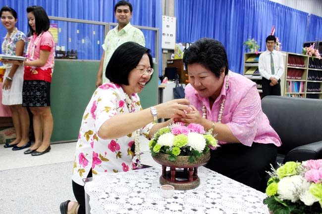 โครงการสืบสานประเพณีวันสงกรานต ์ วันอังคารที่ 9 เมษายน 2556 เวลา 08.30 - 13.00 น. ณ ห้องแหล่งการเรียนรู้ คณะศึกษาศาสตร์ มหาวิทยาลัยทักษิณ ภาพที่ 250