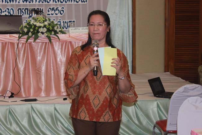 โครงการสัมมนาเชิงปฏิบัติการจัดทำแผนกลยุทธ์พัฒนาสำนักงานคณะศึกษาศาสตร์ ระหว่างวันที่ 29-30 กรกฎาคม 2556 ภาพที่ 78
