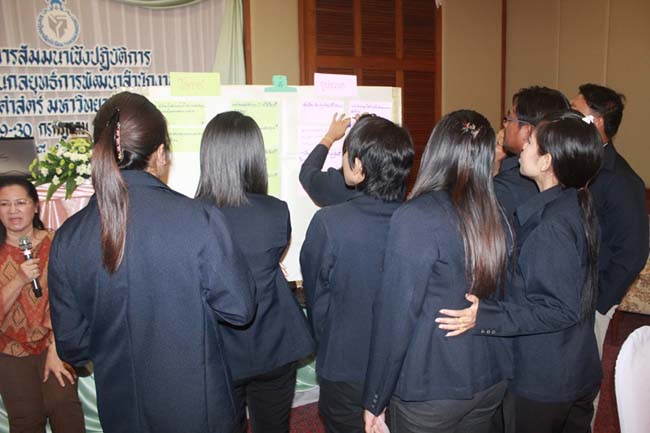 โครงการสัมมนาเชิงปฏิบัติการจัดทำแผนกลยุทธ์พัฒนาสำนักงานคณะศึกษาศาสตร์ ระหว่างวันที่ 29-30 กรกฎาคม 2556 ภาพที่ 94