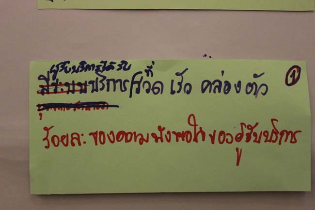 โครงการสัมมนาเชิงปฏิบัติการจัดทำแผนกลยุทธ์พัฒนาสำนักงานคณะศึกษาศาสตร์ ระหว่างวันที่ 29-30 กรกฎาคม 2556 ภาพที่ 138