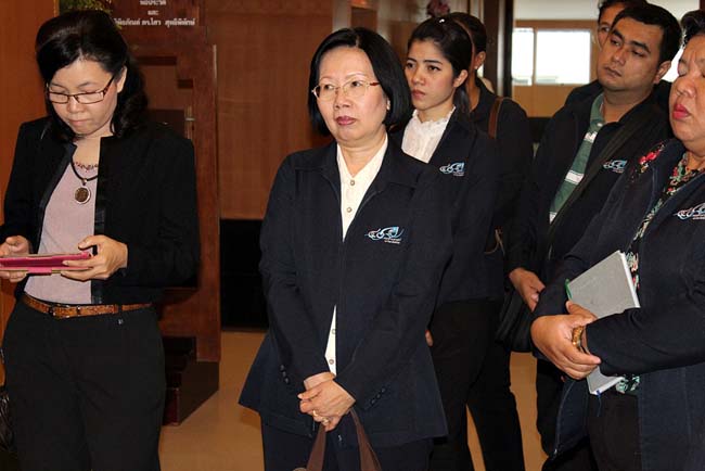 ผู้บริหารและบุคลากรคณะศึกษาศาสตร์ ศึกษาดูงานวิทยาลัยครุศาสตร์ มหาวิทยาลัยธุรกิจบัณฑิตย์ กรุงเทพมหานคร เมื่อวันที่ 6 กันยายน 2556 ภาพที่ 25