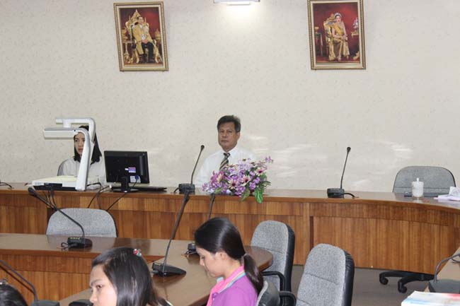 การประเมินคุณภาพภายใน คณะศึกษาศาสตร์ วันจันทร์ที่ 15 กรกฎาคม 2556 ณ ห้องประชุมคณะศึกษาศาสตร์ ชั้น 2 อาคารเรียน 3 มหาวิทยาลัยทักษิณ ภาพที่ 7