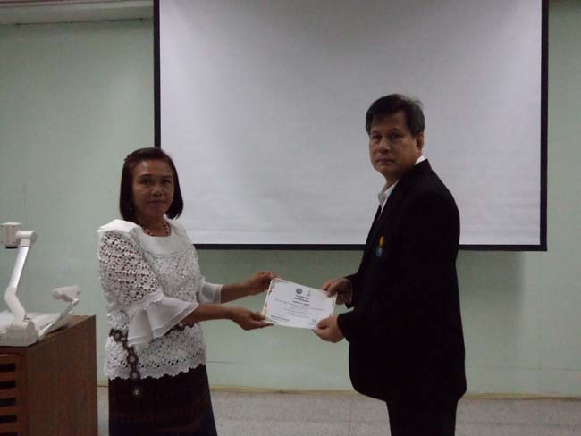 โครงการพัฒนาบุคลากรทางการศึกษาเพื่อให้มีหรือเลือนเป็นวิทยฐานะ ชำนาญการพิเศษ รุ่นที่ 22 ภาพที่ 8