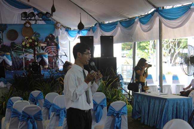 งานทักษิณวิชาการ ประจำปี 2556"บูรณาการนำความรู้ มุ่งสู่ชุมชน"ระหว่างวันที 26 - 28 สิงหาคม 2556 ณ มหาวิทยาลัยทักษิณ วิทยาเขตสงขลา ภาพที่ 8