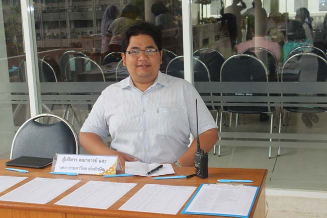 งานทักษิณวิชาการ ประจำปี 2556"บูรณาการนำความรู้ มุ่งสู่ชุมชน"ระหว่างวันที 26 - 28 สิงหาคม 2556 ณ มหาวิทยาลัยทักษิณ วิทยาเขตสงขลา ภาพที่ 389