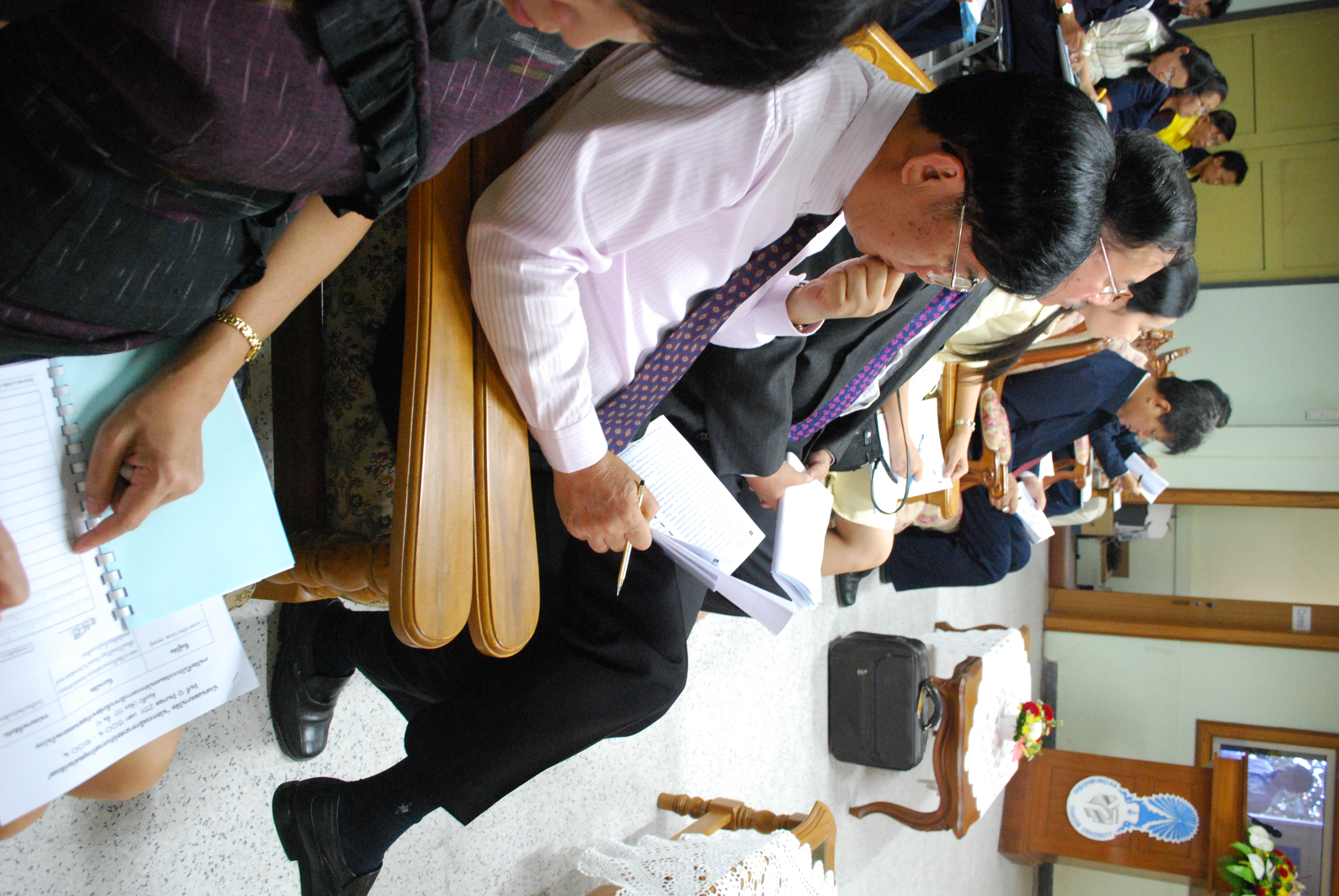 พิธีรดน้ำขอพรในงานครบรอบ 40 ปี คณะศึกษาศาสตร์ (ชุดที่ 1) ภาพที่ 5