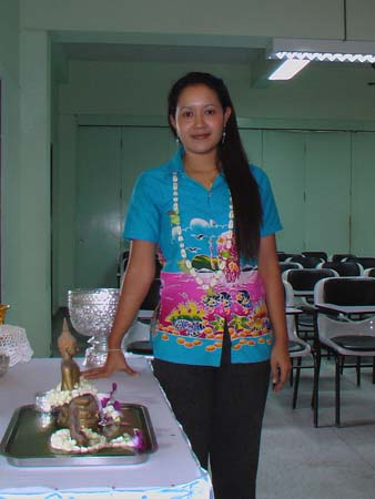 กิจกรรมสืบสานประเพณีสงกรานต์ คณะศึกษาศาสตร์ ปี 2550 ภาพที่ 144