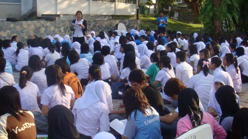 กิจกรรมเชียร์ต้อนรับนิสิตใหม่ คณะศึกษาศาสตร์ ปี 2551