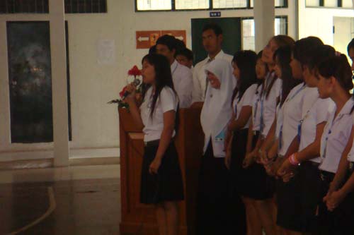 ปฐมนิเทศนิสิตระดับปริญญาตรี คณะศึกษาศาสตร์ ปี 2551 ภาพที่ 31