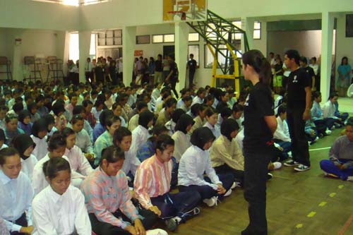 กิจกรรมกลุ่มสัมพันธ์นิสิตใหม่ คณะศึกษาศาสตร์ ปี 2551 ภาพที่ 5