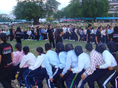 กิจกรรมกลุ่มสัมพันธ์นิสิตใหม่ คณะศึกษาศาสตร์ ปี 2551 ภาพที่ 28