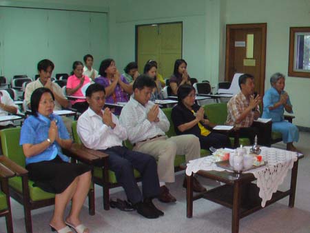 พิธีถวายเทียนพรรษา คณะศึกษาศาสตร์ ปี 2551 ภาพที่ 8
