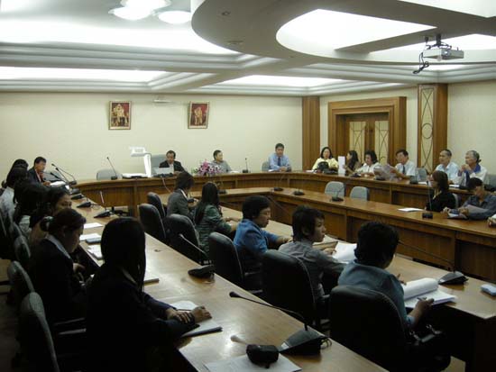 การประชุมทบทวนโครงสร้างการบริหารคณะศึกษาศาสตร์