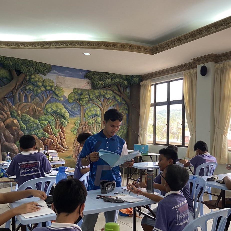 กิจกรรมการสอนภาษาไทยในฐานะภาษาต่างประเทศ ณ วัดเชตวัน กรุงกัวลาลัมเปอร์ ประเทศมาเลเซีย