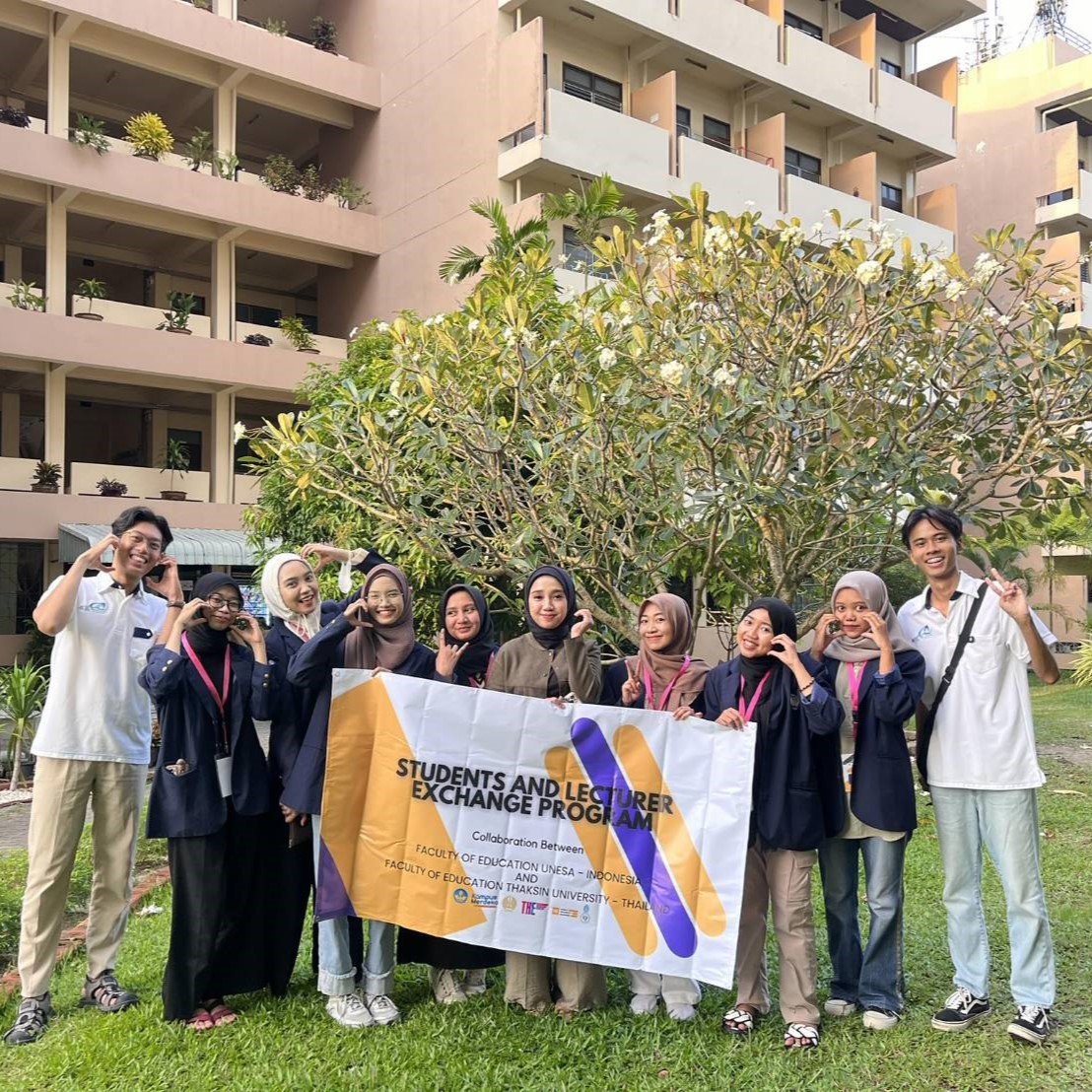ยินดีต้อนรับคณาจารย์และนักศึกษาจาก Surabaya State University อินโดนีเซีย ร่วมแลกเปลี่ยนเรียนรู้ และทำกิจกรรม ร่วมกับนิสิตคณะศึกษาศาสตร์