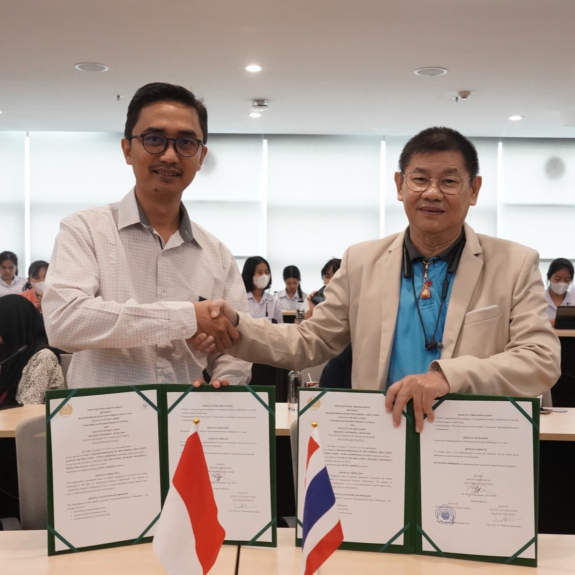 คณะศึกษาศาสตร์ ต้อนรับและบันทึกข้อตกลงความร่วมมือทางวิชาการ (MOU) กับ Surabaya State University อินโดนีเซีย
