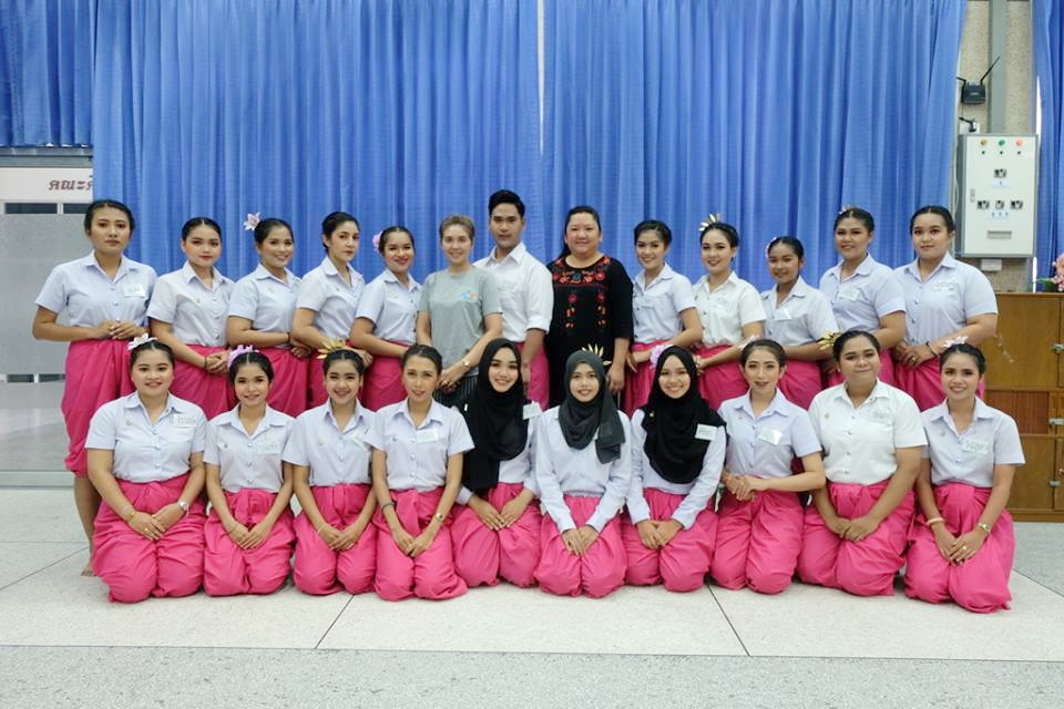 กิจกรรมการสอบรำนาฏศิลป์ ในรายวิชา 0332322 ดนตรีและนาฏศิลป์สำหรับครูปฐมวัย
