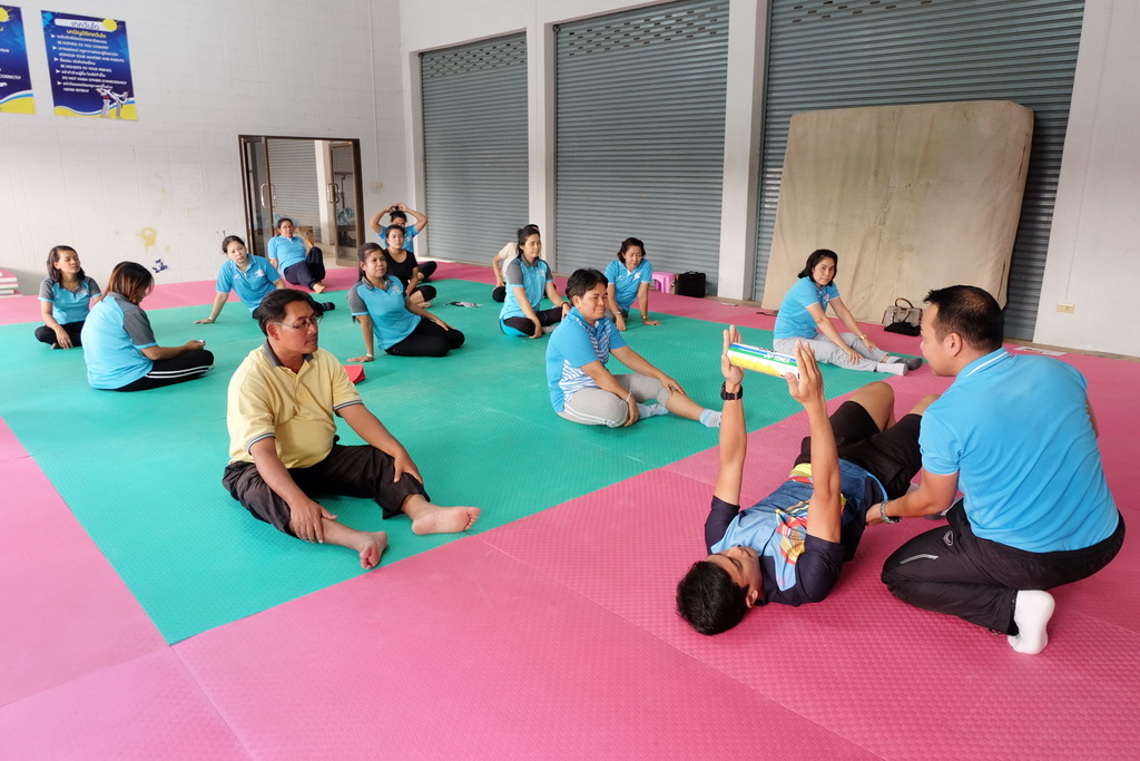 โครงการเสริมสร้างมหาวิทยาลัยแห่งความสุข (Happy University) คณะศึกษาศาสตร์ (Happy Workplace) : “ยืดเส้น ยืดสาย”