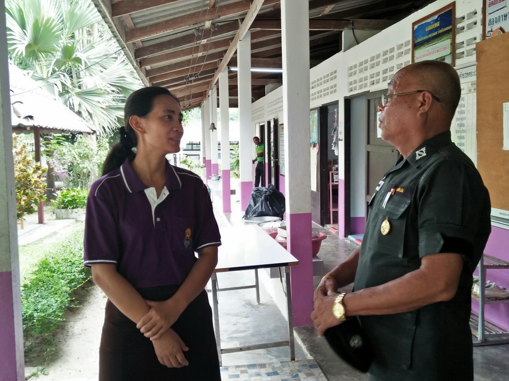 การนิเทศติดตามและประเมินผลการสอนของ “โครงการพัฒนาศักยภาพโรงเรียนในพระราชดำริและโรงเรียนขาดแคลนในเขตพื้นที่การศึกษา 4 จังหวัดภาคใต้”