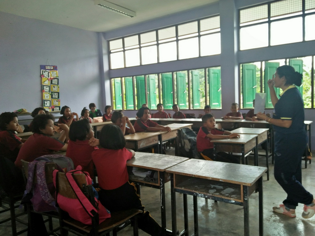 การนิเทศติดตามและประเมินผลการสอนของ “โครงการพัฒนาศักยภาพโรงเรียนในพระราชดำริและโรงเรียนขาดแคลนในเขตพื้นที่การศึกษา 4 จังหวัดภาคใต้”