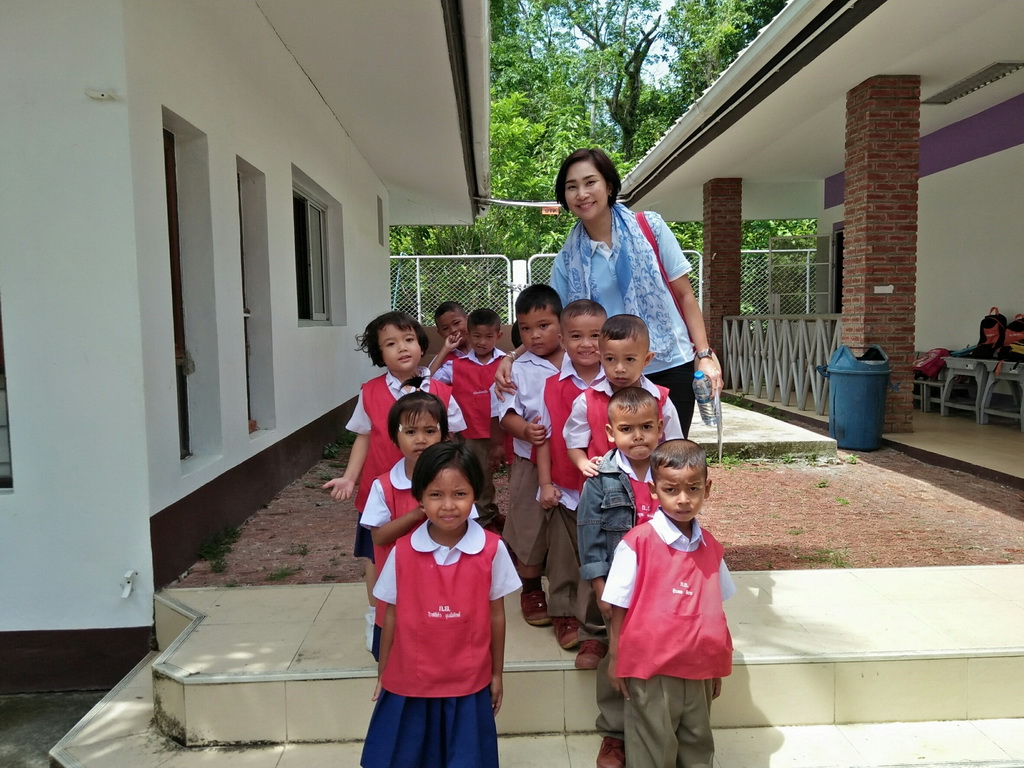การนิเทศติดตามและประเมินผลการสอนของ “โครงการพัฒนาศักยภาพโรงเรียนในพระราชดำริและโรงเรียนขาดแคลนในเขตพื้นที่การศึกษา 4 จังหวัดภาคใต้”